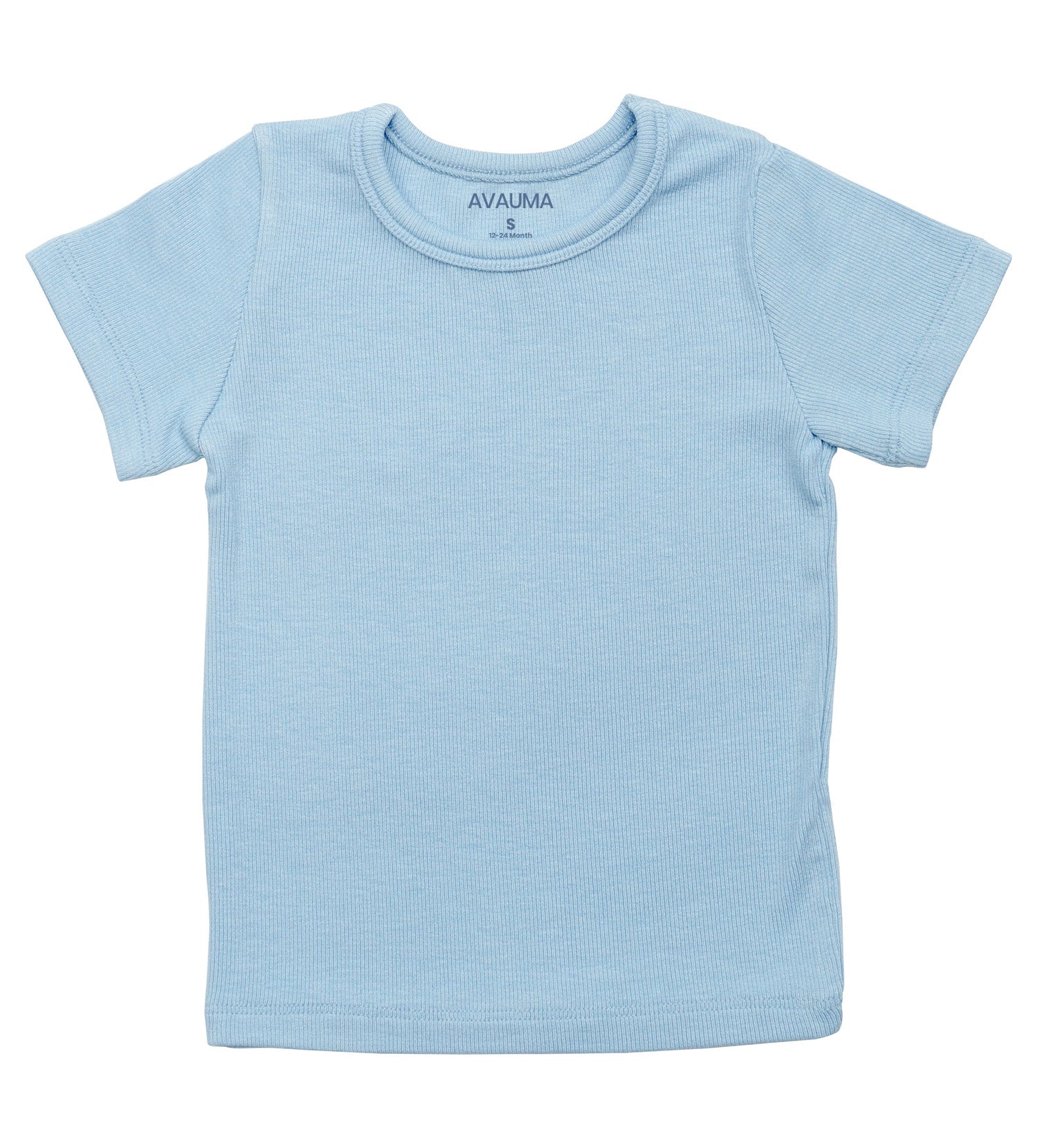 AVAUMA Breeze Short Sleeve Set Sky Excellent Stretchability Our baby short-sleeved pajamas are soft, comfortable, and adorable. We offer high-quality products at a very affordable price. They are perfect for the summer season and have excellent stretchability. They are also suitable for tall and slim children.