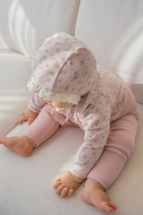 Avauma Aileen Baby Leggings in Mauve Pink, featuring a high-waist design for extra comfort and tummy support Avauma Aileen Baby Leggings in Mauve Pink, featuring a high-waist design for extra comfort and tummy support