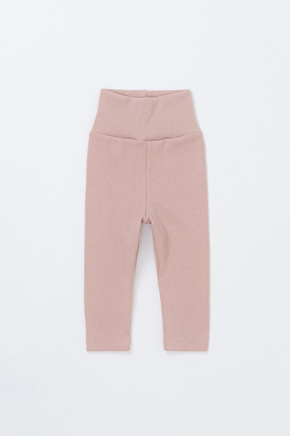 Avauma Aileen Baby Leggings - Mauve Pink, soft ribbed baby leggings, high-waist infant pants for comfort and style Avauma Aileen Baby Leggings - Mauve Pink, soft ribbed baby leggings, high-waist infant pants for comfort and style