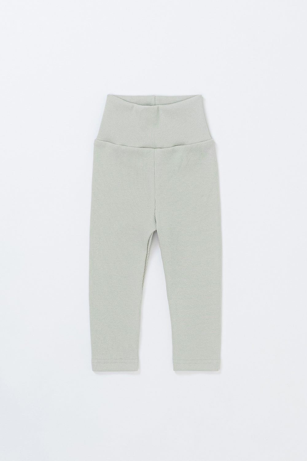 Avauma Aileen Baby Leggings - Powder Mint, soft ribbed baby leggings, high-waist infant pants Avauma Aileen Baby Leggings - Powder Mint, soft ribbed baby leggings, high-waist infant pants