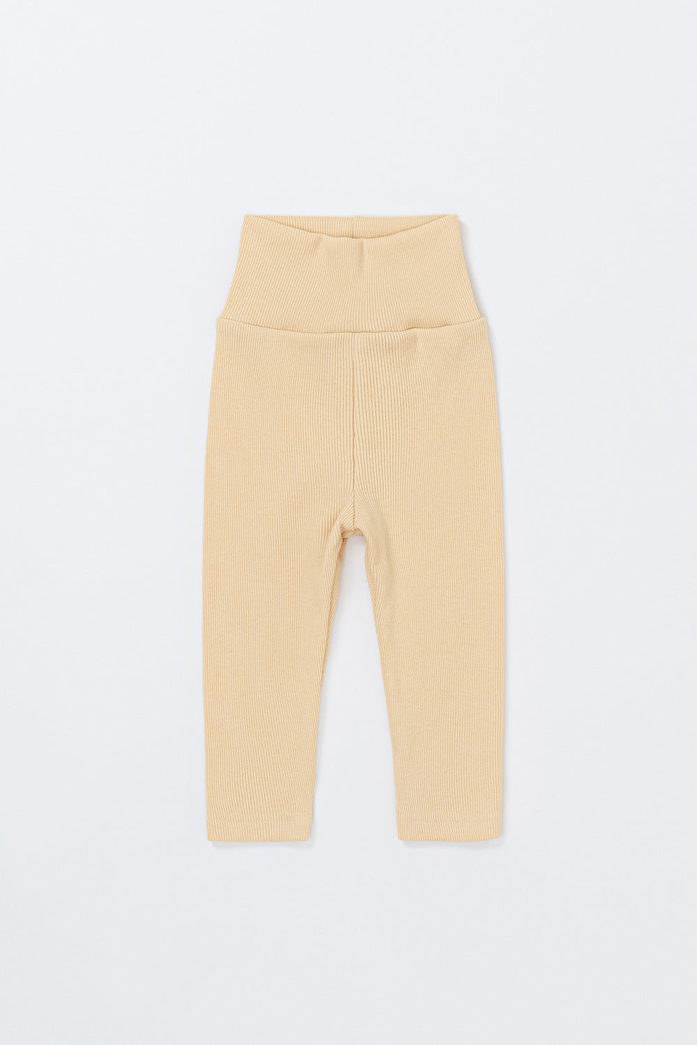 Avauma Aileen Baby Leggings - Spring Lemon, soft ribbed baby leggings, high-waist infant pants Avauma Aileen Baby Leggings - Spring Lemon, soft ribbed baby leggings, high-waist infant pants