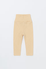 Avauma Aileen Baby Leggings - Spring Lemon, soft ribbed baby leggings, high-waist infant pants Avauma Aileen Baby Leggings - Spring Lemon, soft ribbed baby leggings, high-waist infant pants