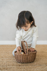 Chloe Ribbon Long Sleeve Top - Cotton Cream Chloe Ribbon Long Sleeve Top - Cotton Cream