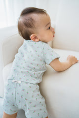 Daisy Dew Short Sleeve Set - Cloud Bloom Daisy Dew Short Sleeve Set - Cloud Bloom