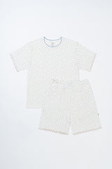 AVAUMA mommy pajama set – vanilla herb floral short sleeve top and shorts AVAUMA mommy pajama set – vanilla herb floral short sleeve top and shorts