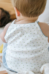 Back view of Avauma baby blue picot set – breathable sleeveless top with comfy shorts
Back view of Avauma baby blue picot set – breathable sleeveless top with comfy shorts