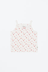 Flat lay of Avauma sleeveless top with strawberry cream pattern – light and breathable for summer
Flat lay of Avauma sleeveless top with strawberry cream pattern – light and breathable for summer