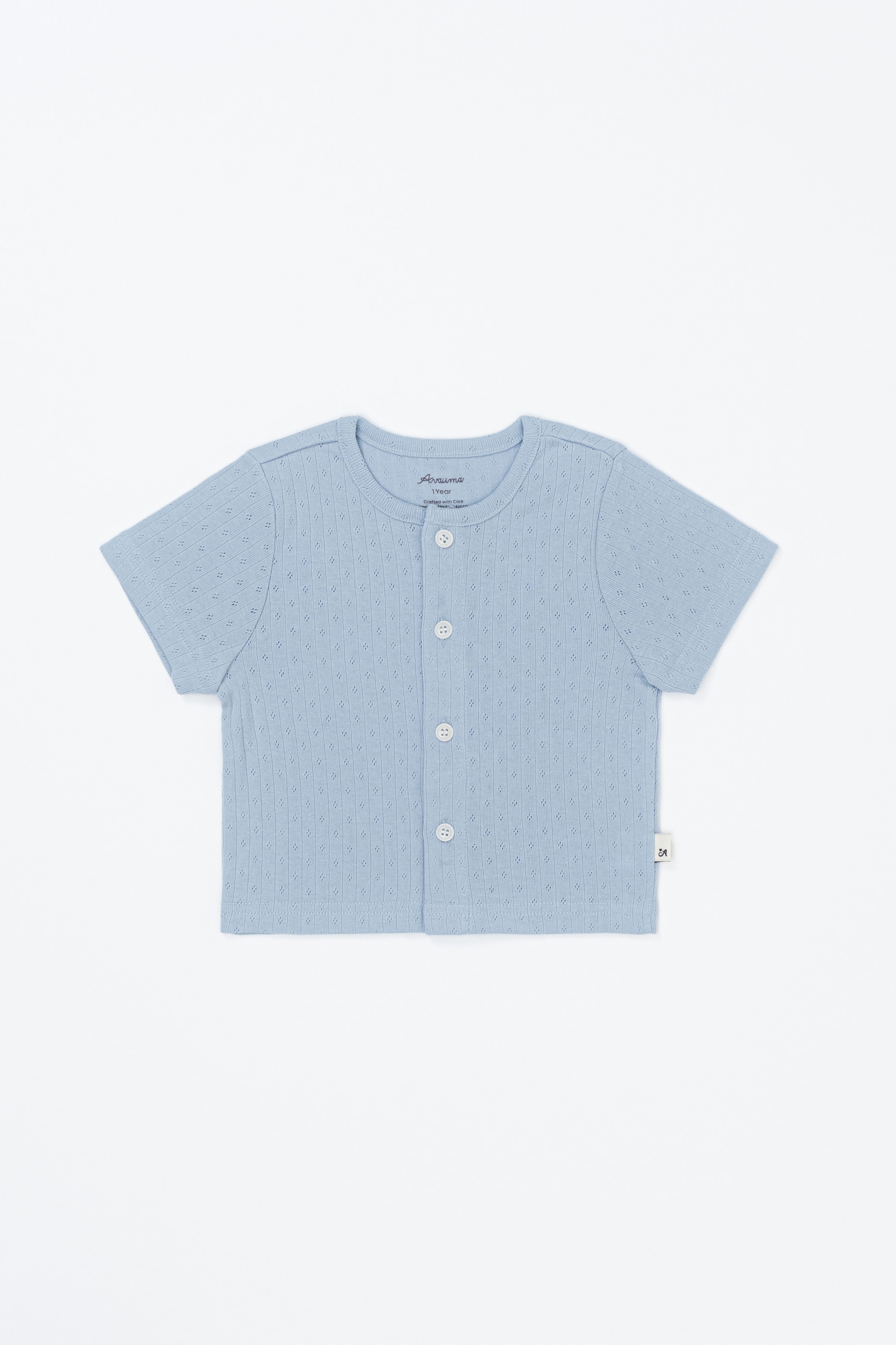 Avauma Lucent Short Sleeve Cardigan in Cream Mint – breathable and soft knitwear for babies, perfect for cool summer layering. Avauma Lucent Short Sleeve Cardigan in Cream Mint – breathable and soft knitwear for babies, perfect for cool summer layering.