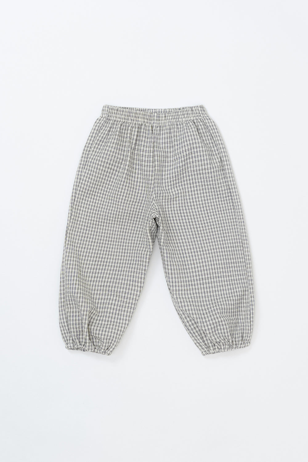Avauma Breeze Jogger Pants in vintage check pattern, laid flat to show breathable cotton fabric and relaxed fit. Avauma Breeze Jogger Pants in vintage check pattern, laid flat to show breathable cotton fabric and relaxed fit.
