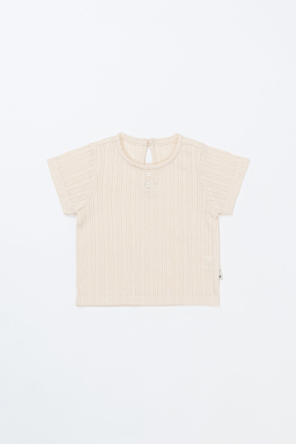 Flat Lay of Avauma Le Petite White Oat Short Sleeve Knit Top, Puff Sleeve Baby T-Shirt in Soft Beige
Flat Lay of Avauma Le Petite White Oat Short Sleeve Knit Top, Puff Sleeve Baby T-Shirt in Soft Beige