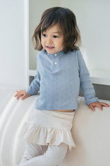 Cozy and stylish toddler in Avauma Lovely Breeze Henley Shirt – Perfect for playtime and naptime Cozy and stylish toddler in Avauma Lovely Breeze Henley Shirt – Perfect for playtime and naptime