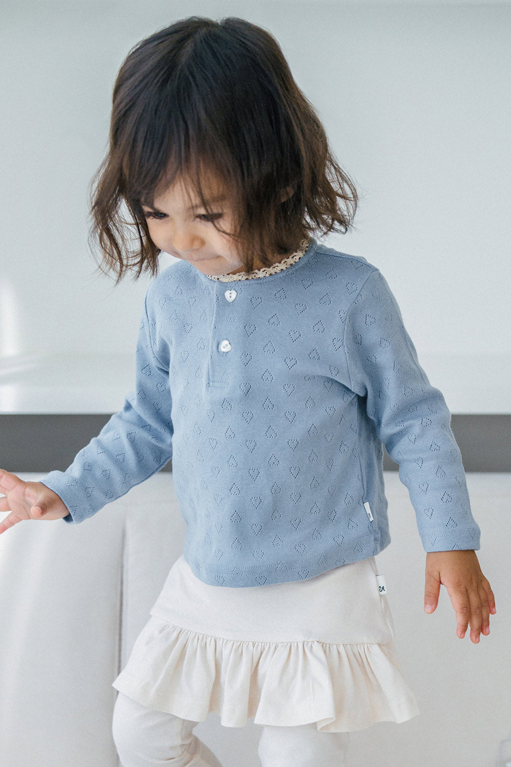Avauma Lovely Breeze Henley Shirt – Soft and breathable baby outfit for movement and comfort Avauma Lovely Breeze Henley Shirt – Soft and breathable baby outfit for movement and comfort