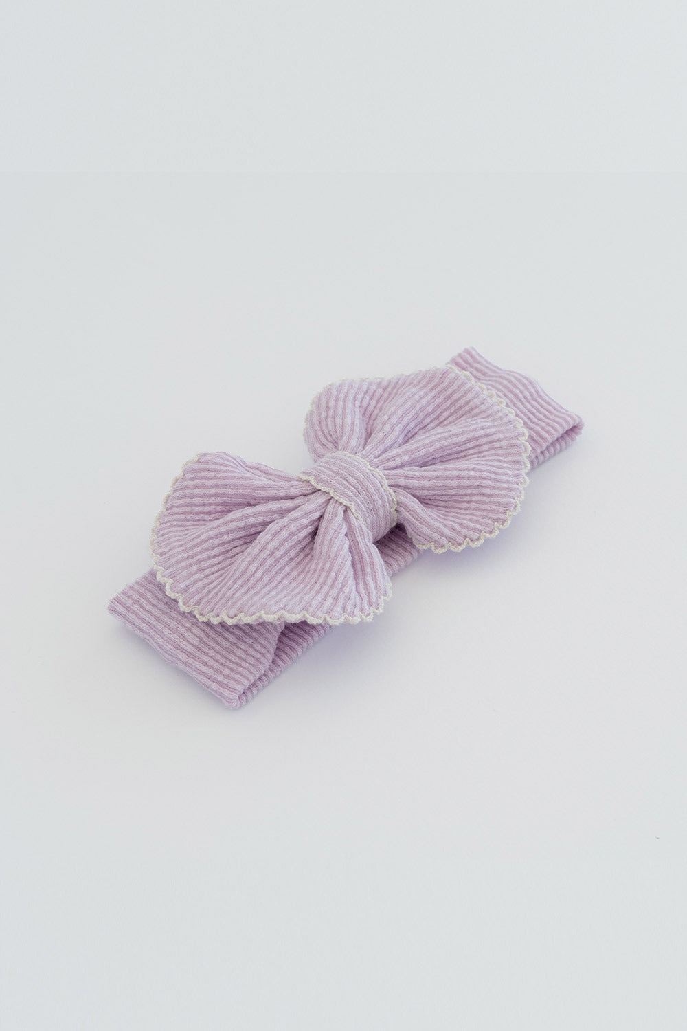 Lavender haze ribbed baby headband with large mellow bow - Avauma
Lavender haze ribbed baby headband with large mellow bow - Avauma