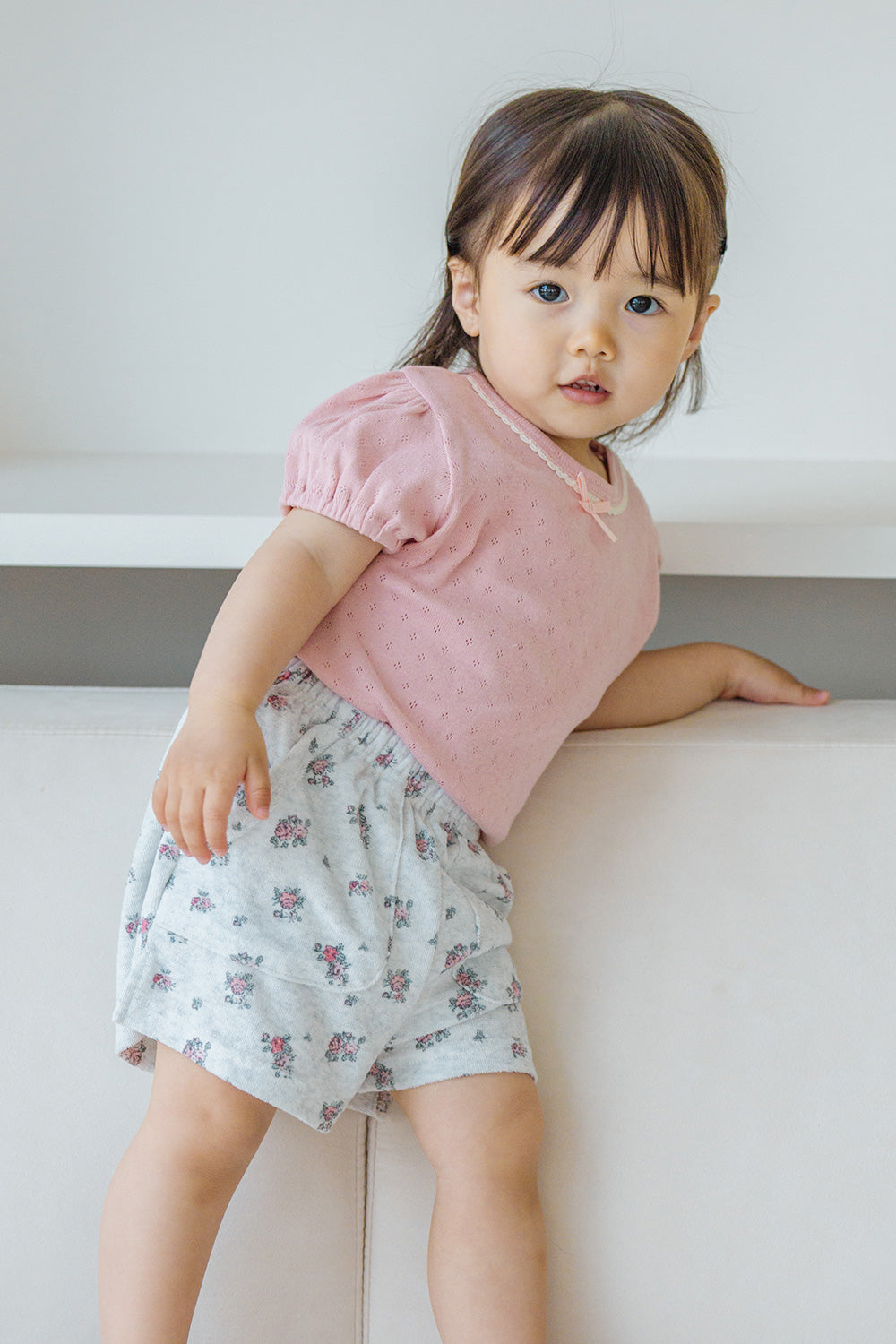 Toddler Standing Wearing Avauma Merry Purp Cotton Pink, Adorable and Comfortable Kids Outfit
Toddler Standing Wearing Avauma Merry Purp Cotton Pink, Adorable and Comfortable Kids Outfit