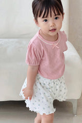Baby Girl Standing in Avauma Petit Bloom Blooming White Shorts, Comfortable Fit Elastic Waist Shorts
Baby Girl Standing in Avauma Petit Bloom Blooming White Shorts, Comfortable Fit Elastic Waist Shorts