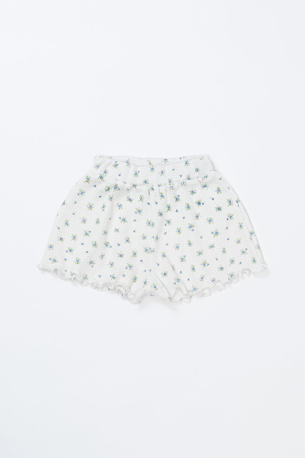 Flat Lay of Avauma Petit Bloom Blooming White Baby Shorts, Soft Ribbed Cotton with Blue and Pink Floral Print
Flat Lay of Avauma Petit Bloom Blooming White Baby Shorts, Soft Ribbed Cotton with Blue and Pink Floral Print