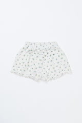 Flat Lay of Avauma Petit Bloom Blooming White Baby Shorts, Soft Ribbed Cotton with Blue and Pink Floral Print
Flat Lay of Avauma Petit Bloom Blooming White Baby Shorts, Soft Ribbed Cotton with Blue and Pink Floral Print