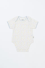 Flat Lay of Avauma Soft Rose Butter Garden Short Sleeve Baby Bodysuit, Delicate Floral Print Onesie
Flat Lay of Avauma Soft Rose Butter Garden Short Sleeve Baby Bodysuit, Delicate Floral Print Onesie