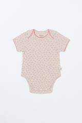 Flat Lay of Avauma Soft Rose Cocoa Short Sleeve Baby Bodysuit, Lightweight Floral Onesie for Summer
Flat Lay of Avauma Soft Rose Cocoa Short Sleeve Baby Bodysuit, Lightweight Floral Onesie for Summer