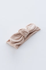 Cloud Ribbon Headband - Honey Beige