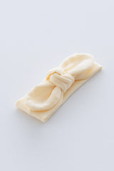 Cloud Ribbon Headband - Creamy Lemon