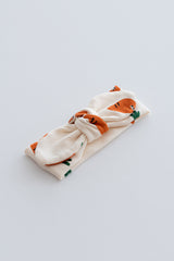 Smile Ribbon Headband -Big Carrot Ivory