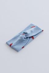 Fresh Turban - Carrot Skyblue