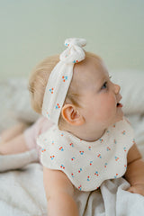 Round Ribbon Headband - Minicherry Ivory