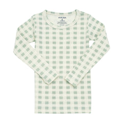 AVAUMA Creamy Check Long Pajama Mint Check Pattern Described as "buttery soft" and "comfortable" Having good stretch. Enjoy the neat and true-to-size fit Stay comfortable all day long.