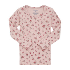  AVAUMA Daisy Long Pajama Pink Flower Pattern Perfect for all-day comfort, they're great for a relaxing day at home or any leisure activity. A reliable choice for parents seeking long-lasting sleepwear.