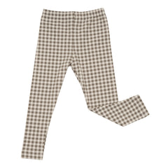 Bliss Check Long Pajama Beige