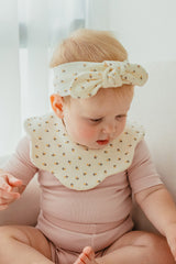 Flower Ribbon Headband - Chloe Ivory