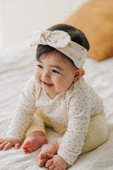 Fluid Blossom Headband - Cream Cheese