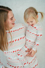 Holiday Long Sleeve Pajama Set - Little Reindeer