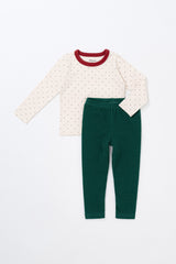 Holiday Long Sleeve Pajama Set - Polka Joy