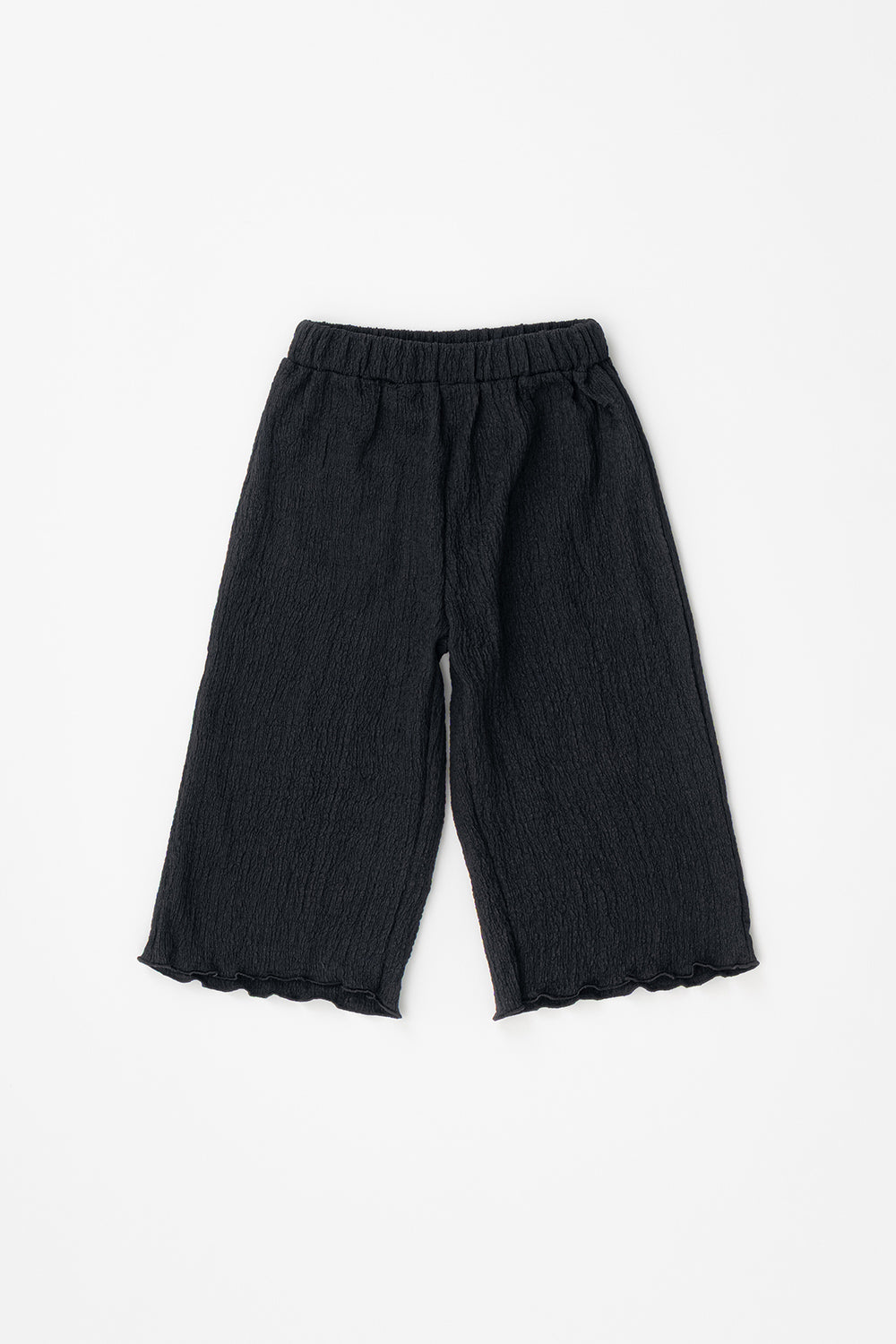 Avauma Soft Black daily pleats pants for baby and toddler girls