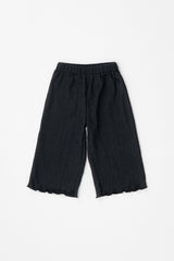 Avauma Soft Black daily pleats pants for baby and toddler girls