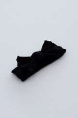 Peony Ribbon Headband - Black