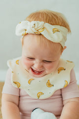 Classic Vanilla Pop Bib - Banana Cream