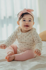 Lovely Duet Bodysuit & Pants Set - Blossom Strawberry