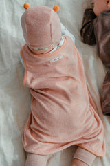 Honey Bear Sleep Sack - Blush Velvet