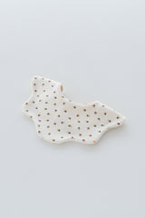 Classic Eyelet Flower Bib - Chloe Ivory