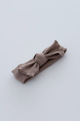 Peony Ribbon Headband - Deep Beige