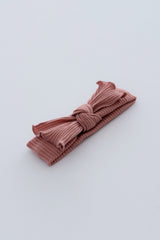 Peony Ribbon Headband - Deep Pink