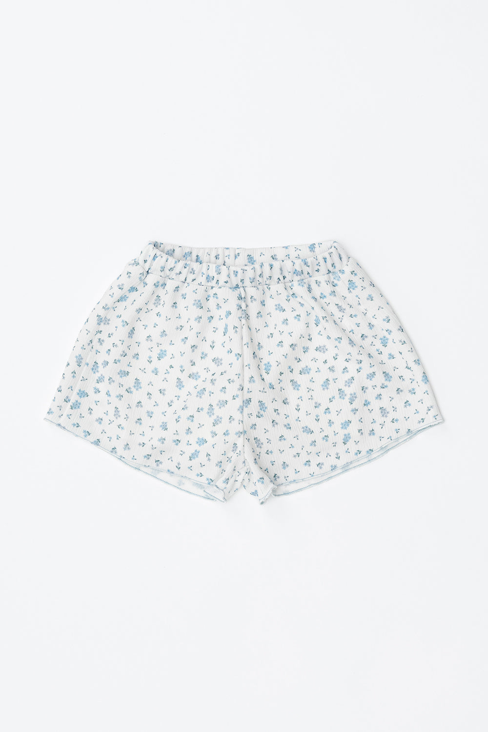 Avauma baby shorts blue floral soft cotton summer outfit toddler shorts