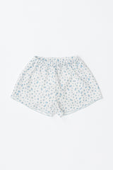 Avauma baby shorts blue floral soft cotton summer outfit toddler shorts