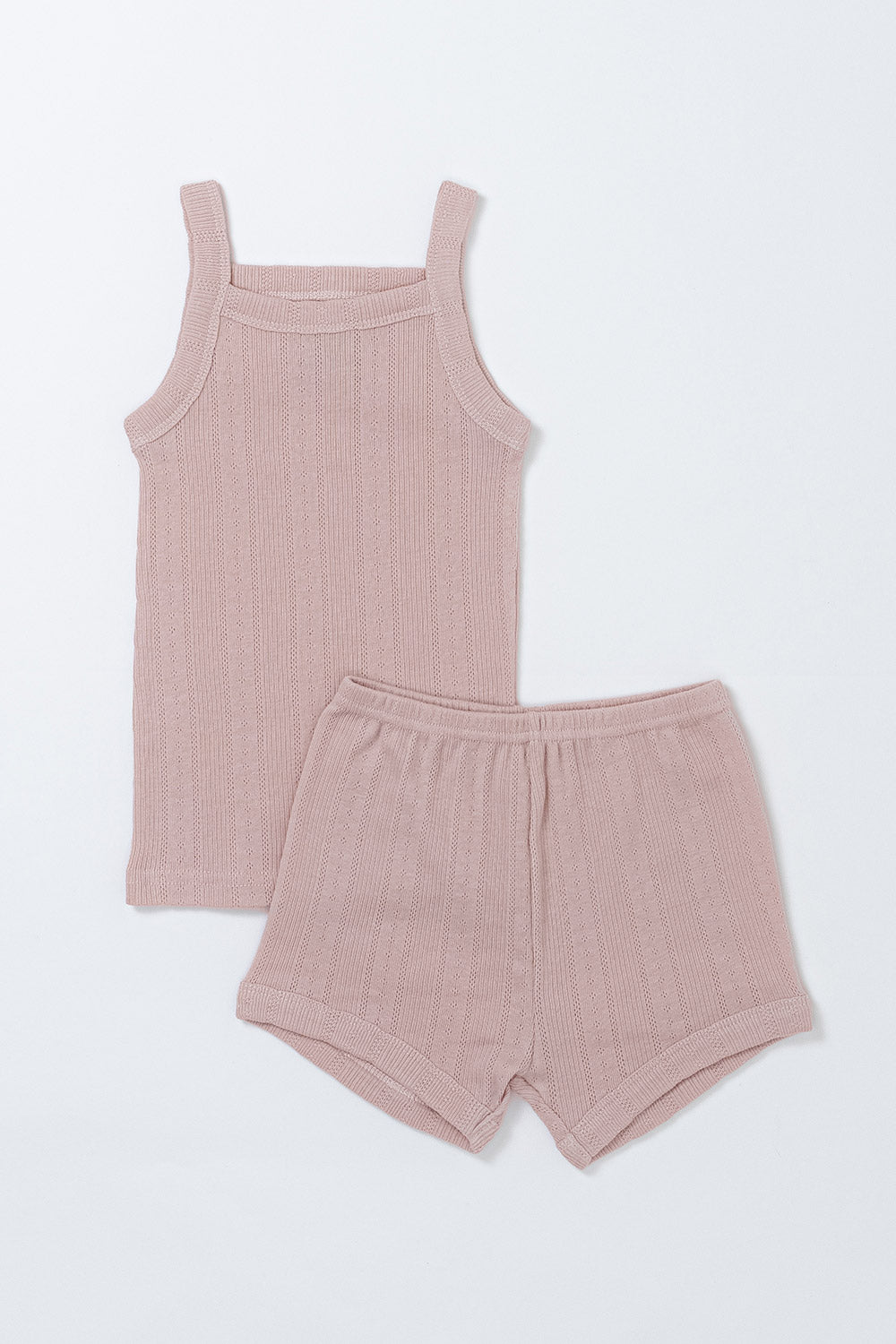 Avauma Eylet Tank Set - Pastel Pink