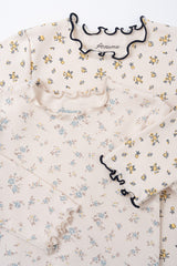 Fluid Blossom Bodysuit & Pants Set - Honey Flower