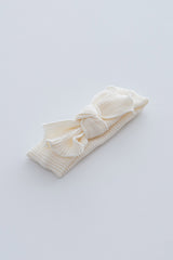 Peony Ribbon Headband - Ivory