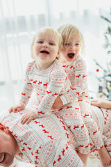 Holiday Long Sleeve Pajama Set - Little Reindeer